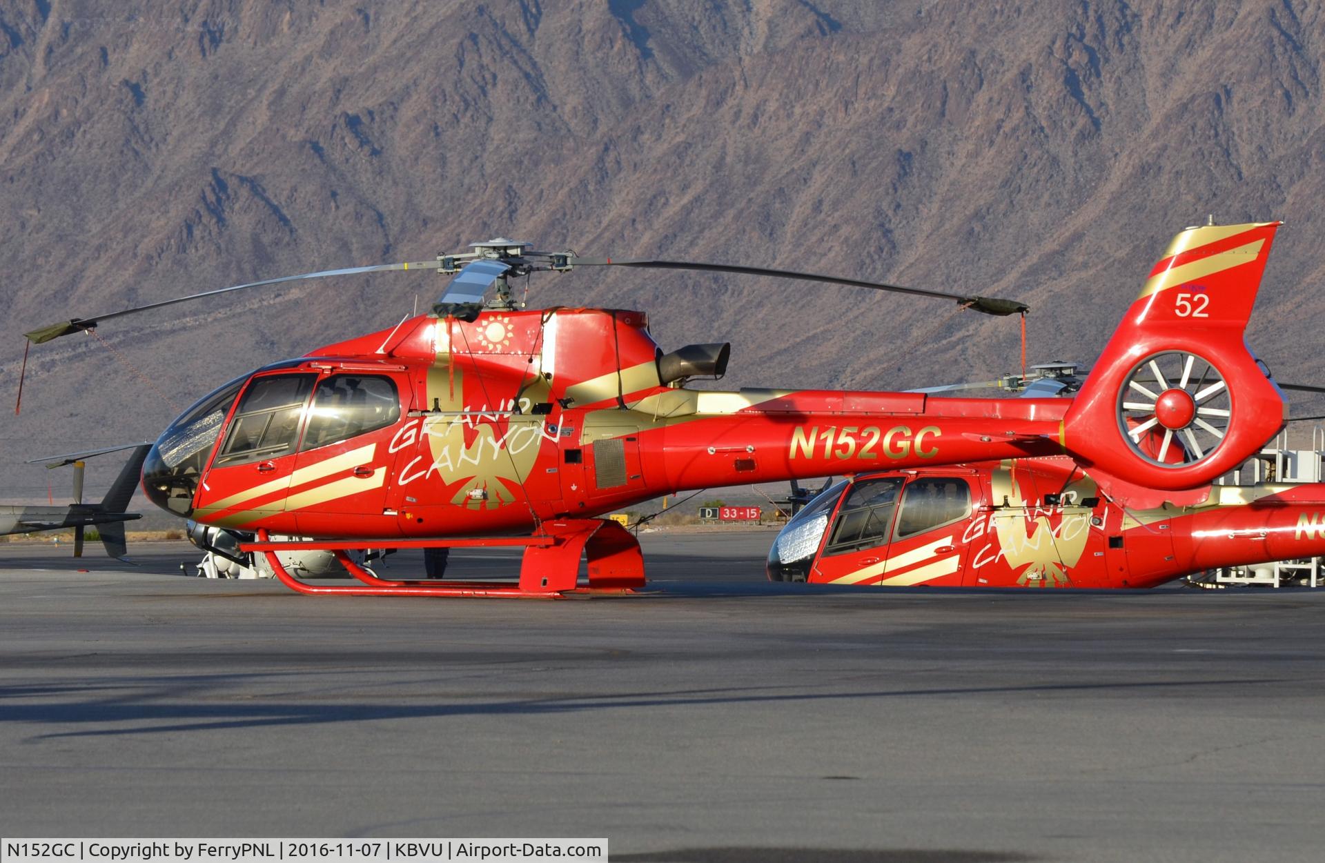 N152GC, 2008 Eurocopter EC-130B-4 (AS-350B-4) C/N 4448, EC130 resting in BVU