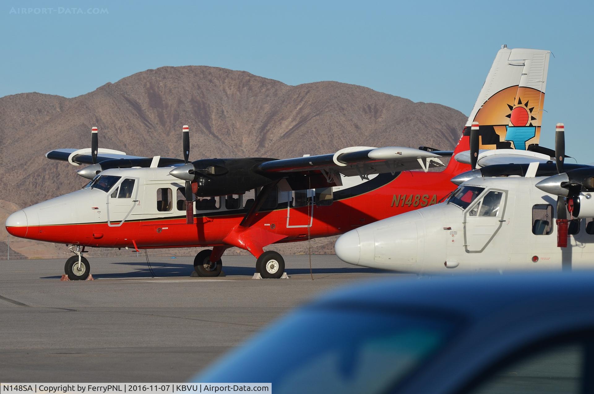 N148SA, 1974 De Havilland Canada DHC-6-300 Twin Otter C/N 409, DHC6 Twin Otter at maintanance base Boulder City.