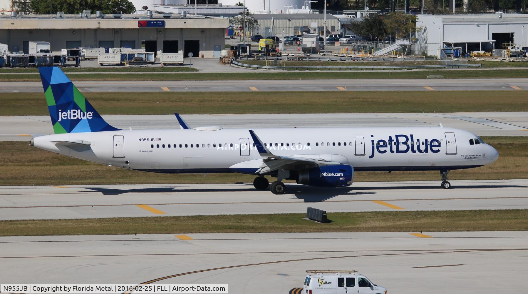 N955JB, 2015 Airbus A321-231 C/N 6757, Jet Blue