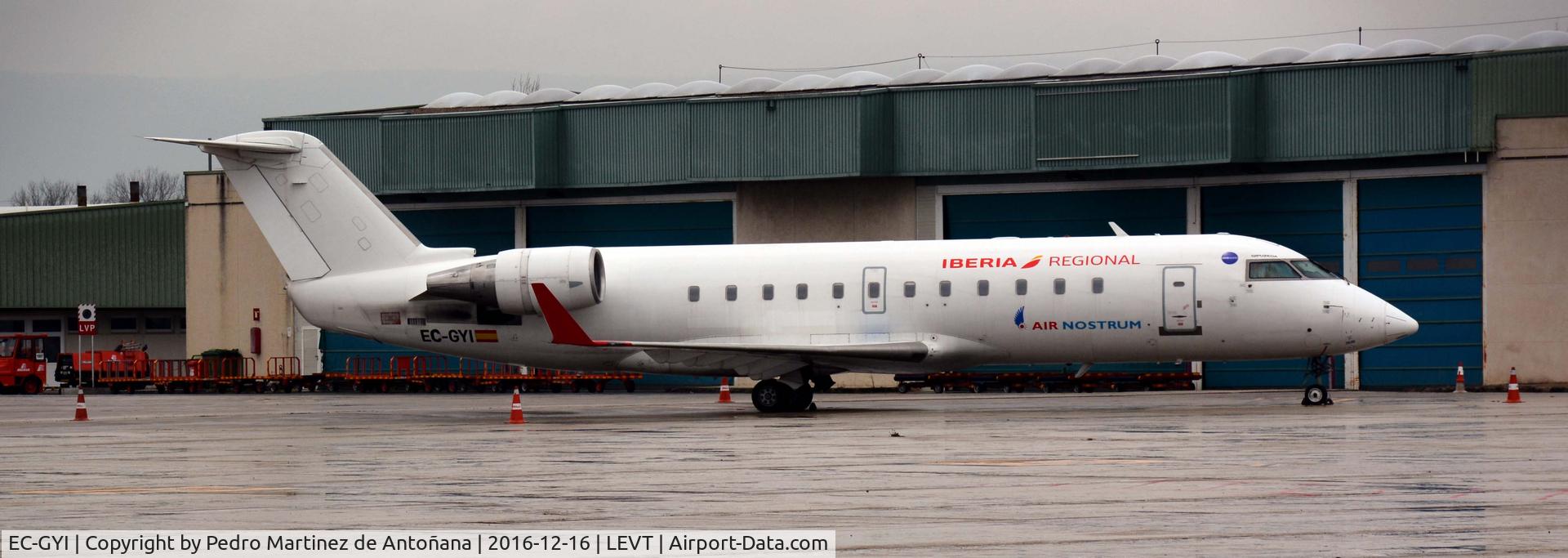 EC-GYI, 1998 Canadair CRJ-200ER (CL-600-2B19) C/N 7249, Foronda - Vitoria-Gasteiz - España
