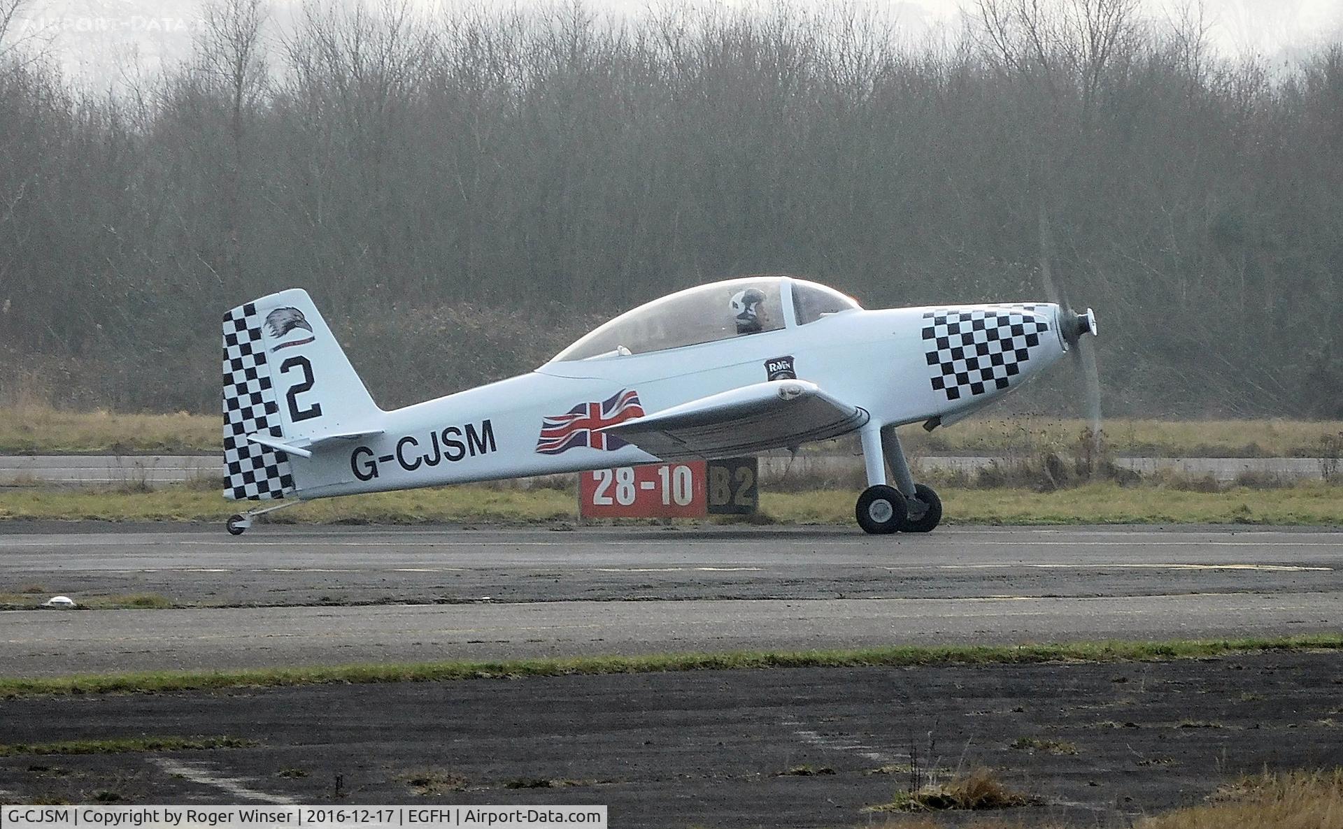 G-CJSM, 2016 Vans RV-8 C/N LAA 303-15296, New build resident RV-8. The aircraft will replace G-VFDS as Raven 2 in the 6-ship Team Raven for the 2017 display season.