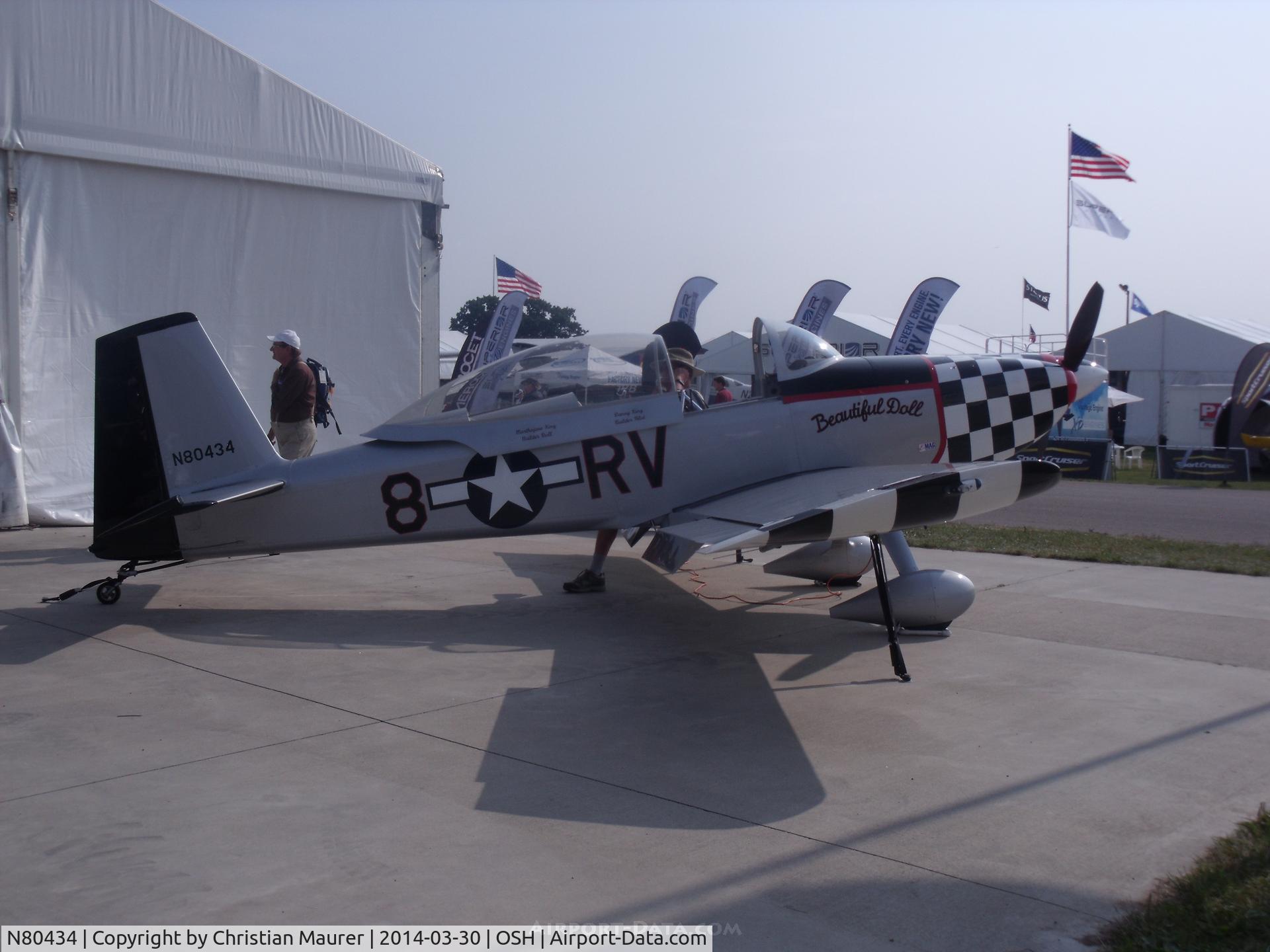 N80434, 2000 Vans RV-8 C/N 80434, Vans RV8