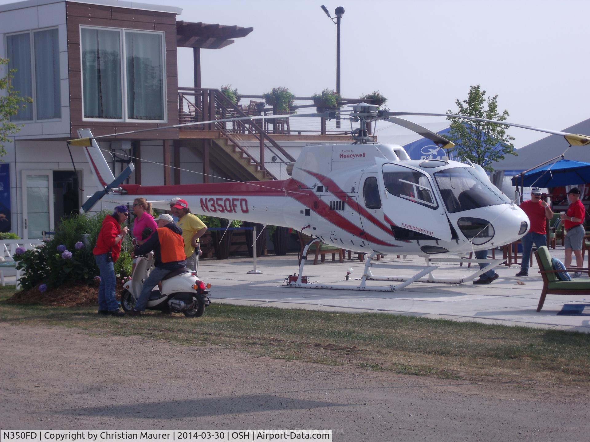 N350FD, 1979 Eurocopter AS-350BA Ecureuil C/N 1182, Honeywell Testbed