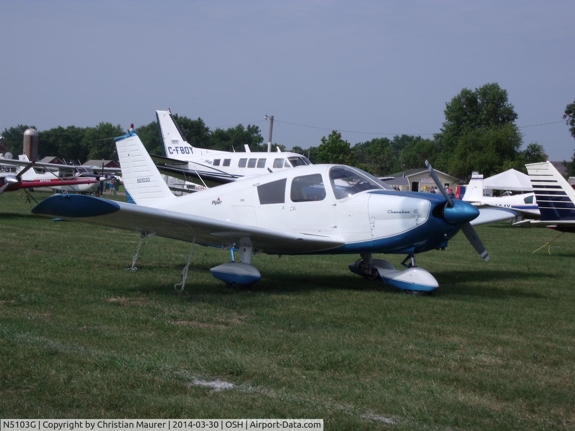 N5103G, 1967 Piper PA-28-180 Cherokee C/N 28-4004, Piper Cherokee 180