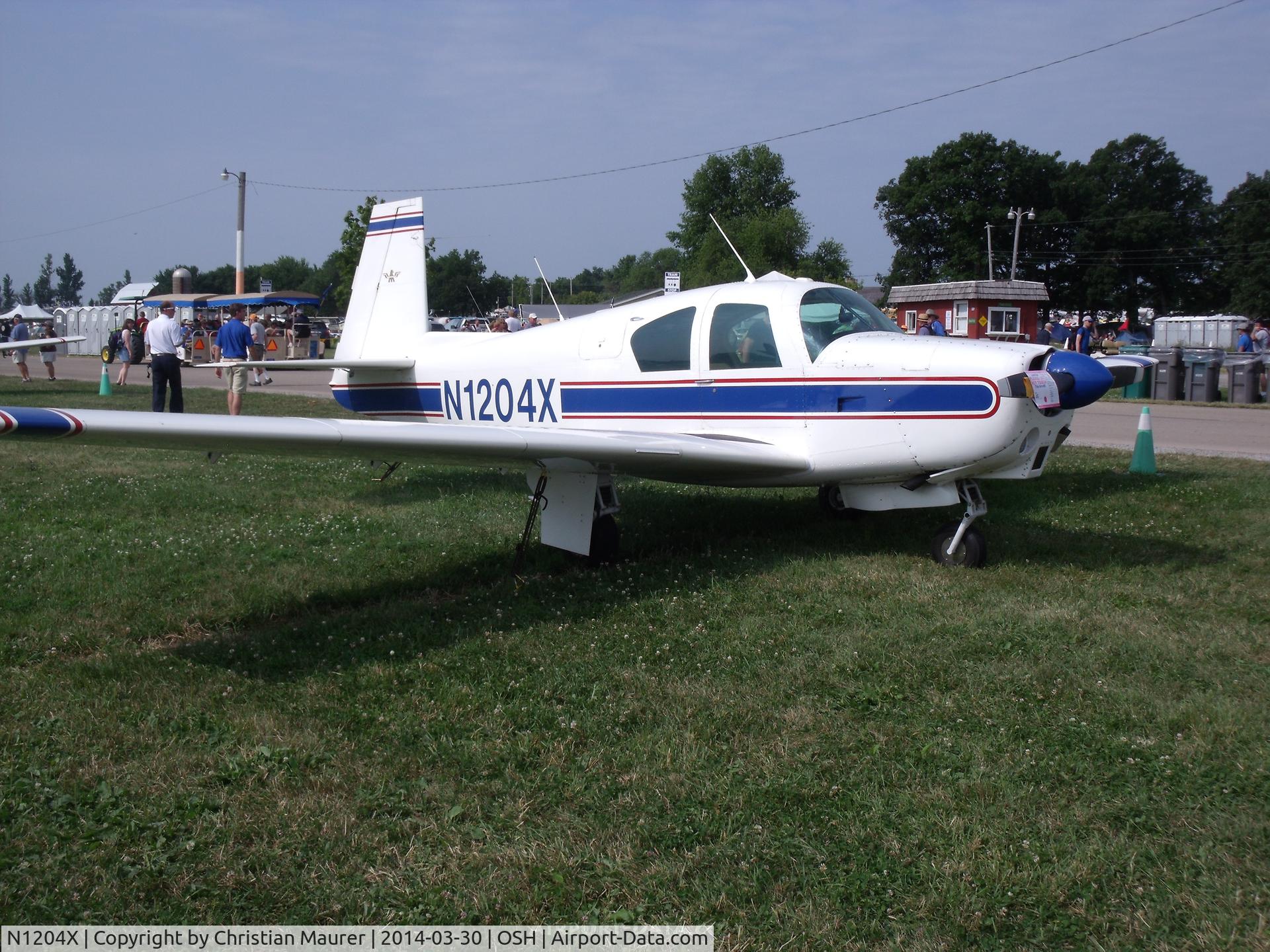 N1204X, 1963 Mooney M20C Ranger C/N 2607, Mooney 20
