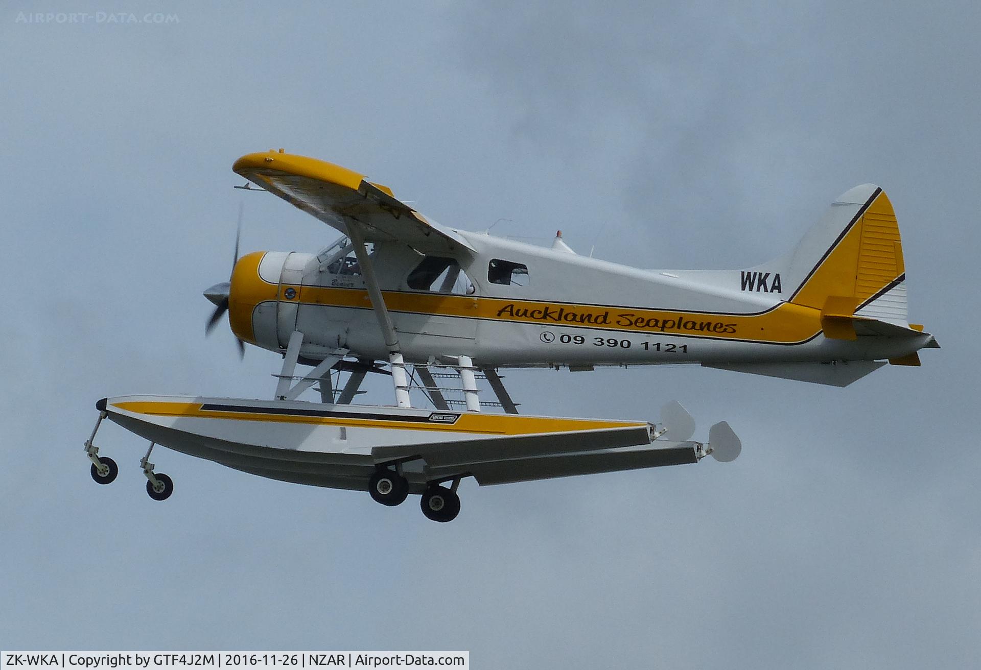 ZK-WKA, 1965 De Havilland Canada DHC-2 Beaver Mk.I C/N 1585, ZK-WKA at Ardmore 26.11.16