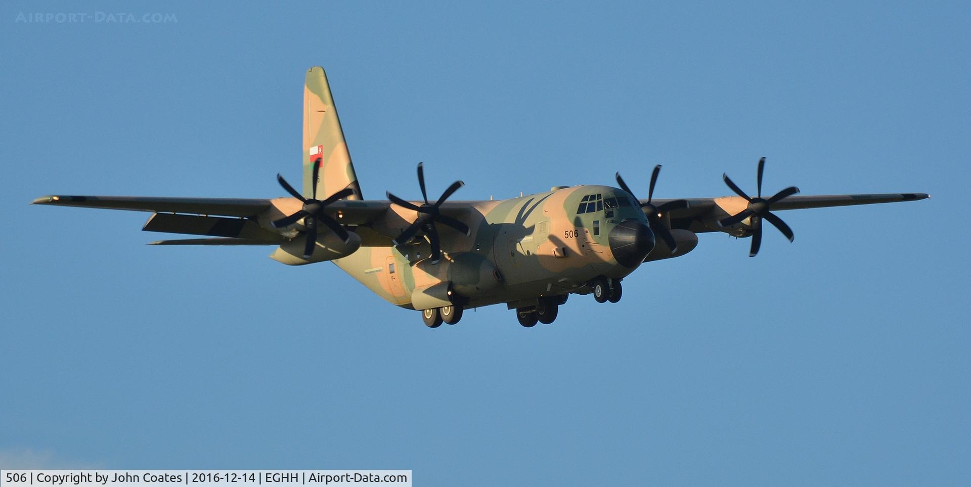 506, Lockheed Martin C-130J Hercules C/N 382-5743, On approach to 08