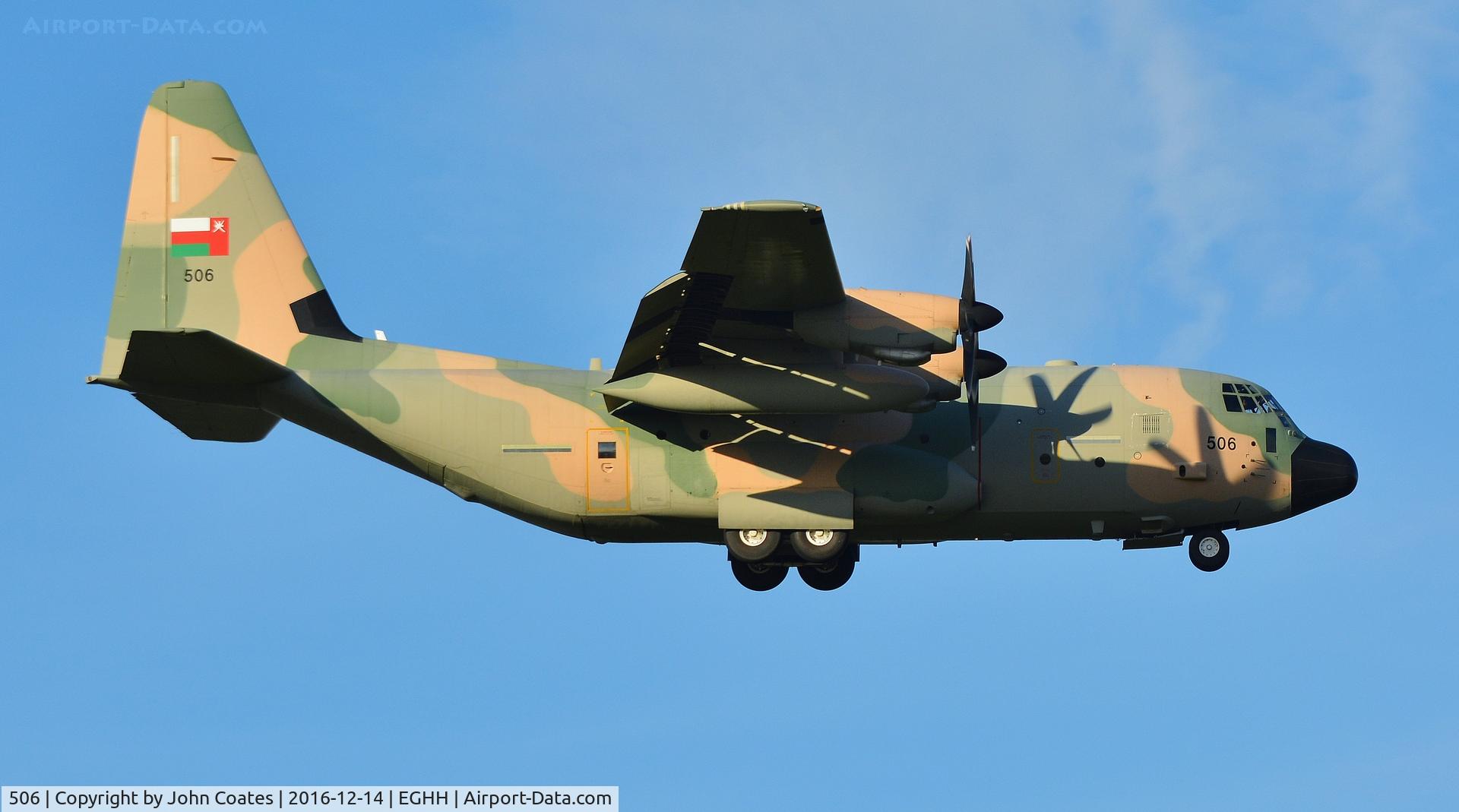 506, Lockheed Martin C-130J Hercules C/N 382-5743, arriving 08