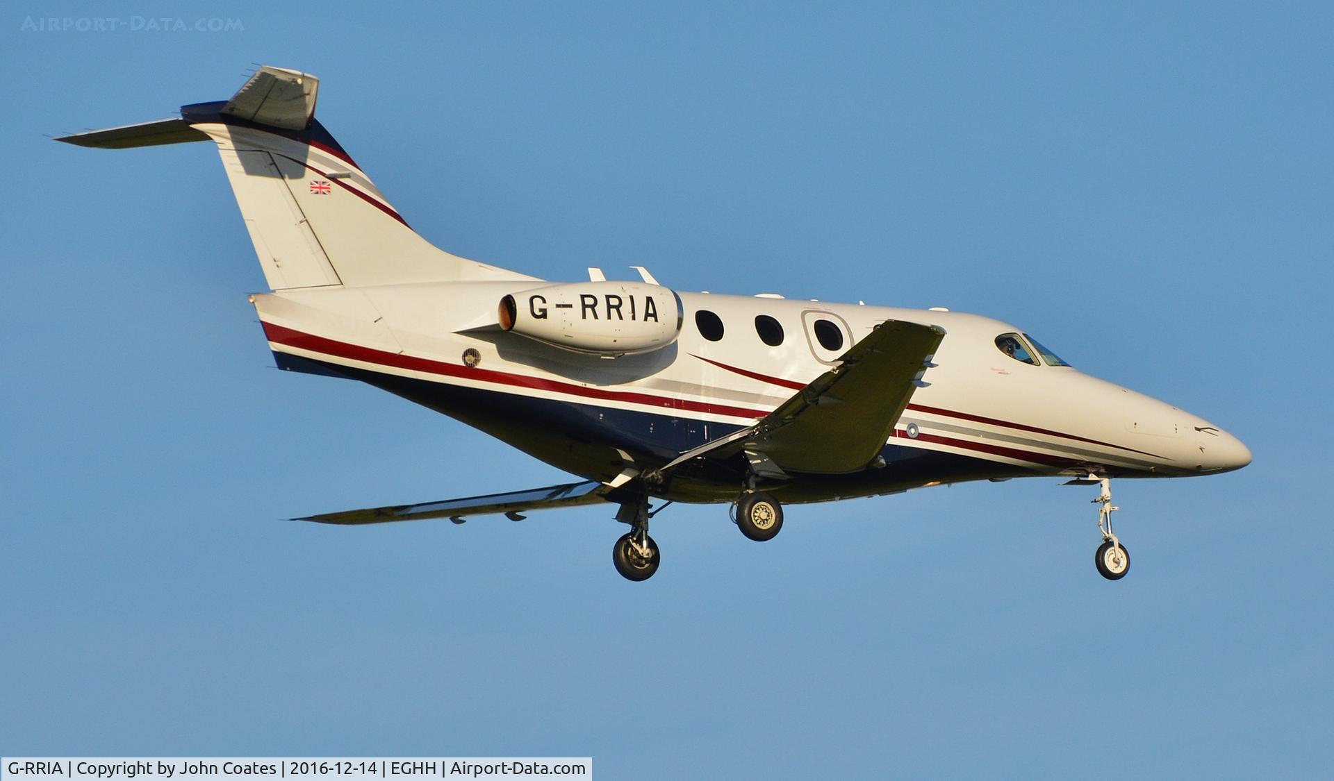 G-RRIA, 2008 Raytheon 390 Premier 1 C/N RB-228, Approach during training