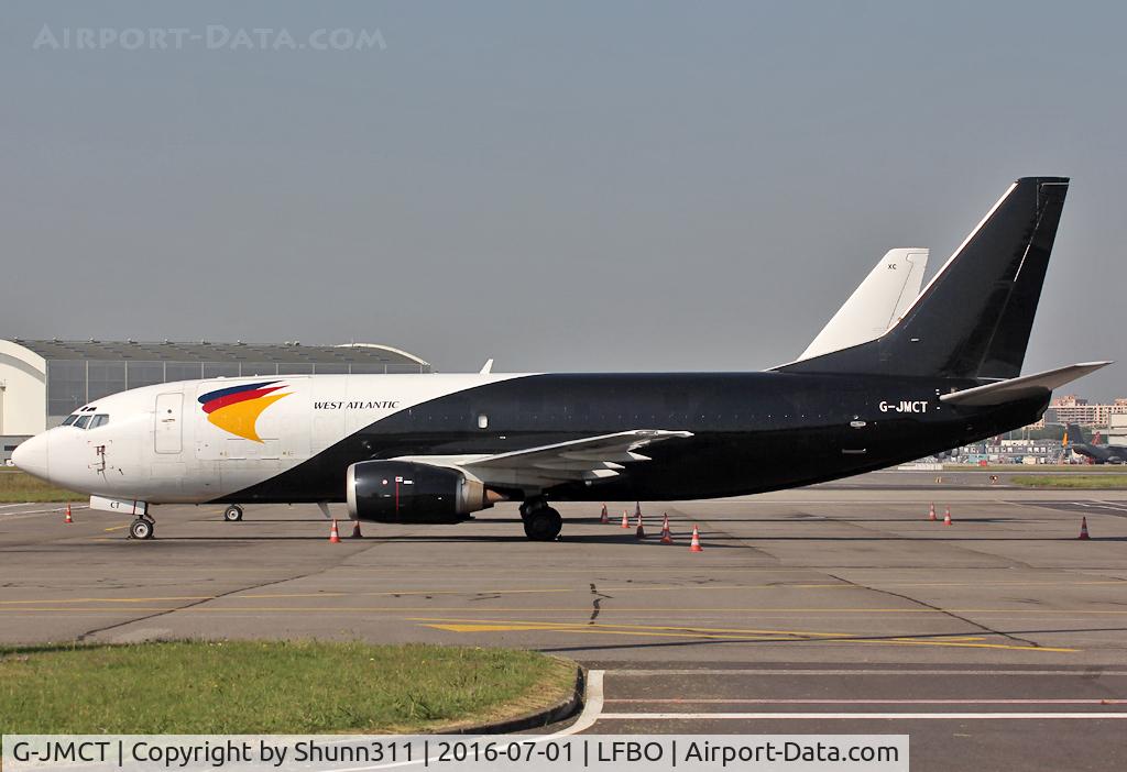 G-JMCT, 1989 Boeing 737-3Y0 C/N 24546, Parked at the Cargo apron...