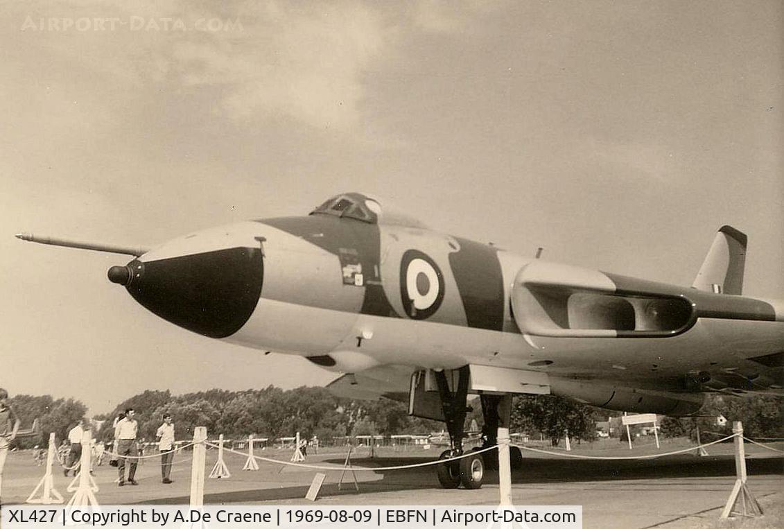 XL427, 1962 Avro Vulcan B.2 C/N Set 45, Koksijde Airshow in 1969.