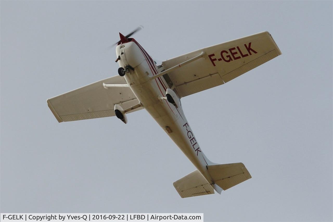 F-GELK, Reims F172N Skyhawk C/N 1811, Reims F172N Skyhawk, Take off rwy 23, Bordeaux Mérignac airport (LFBD-BOD)