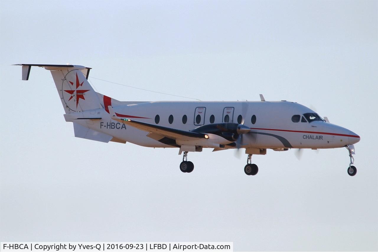 F-HBCA, 1995 Beech 1900D C/N UE-188, Beech 1900D, On final rwy 05, Bordeaux Mérignac airport (LFBD-BOD)