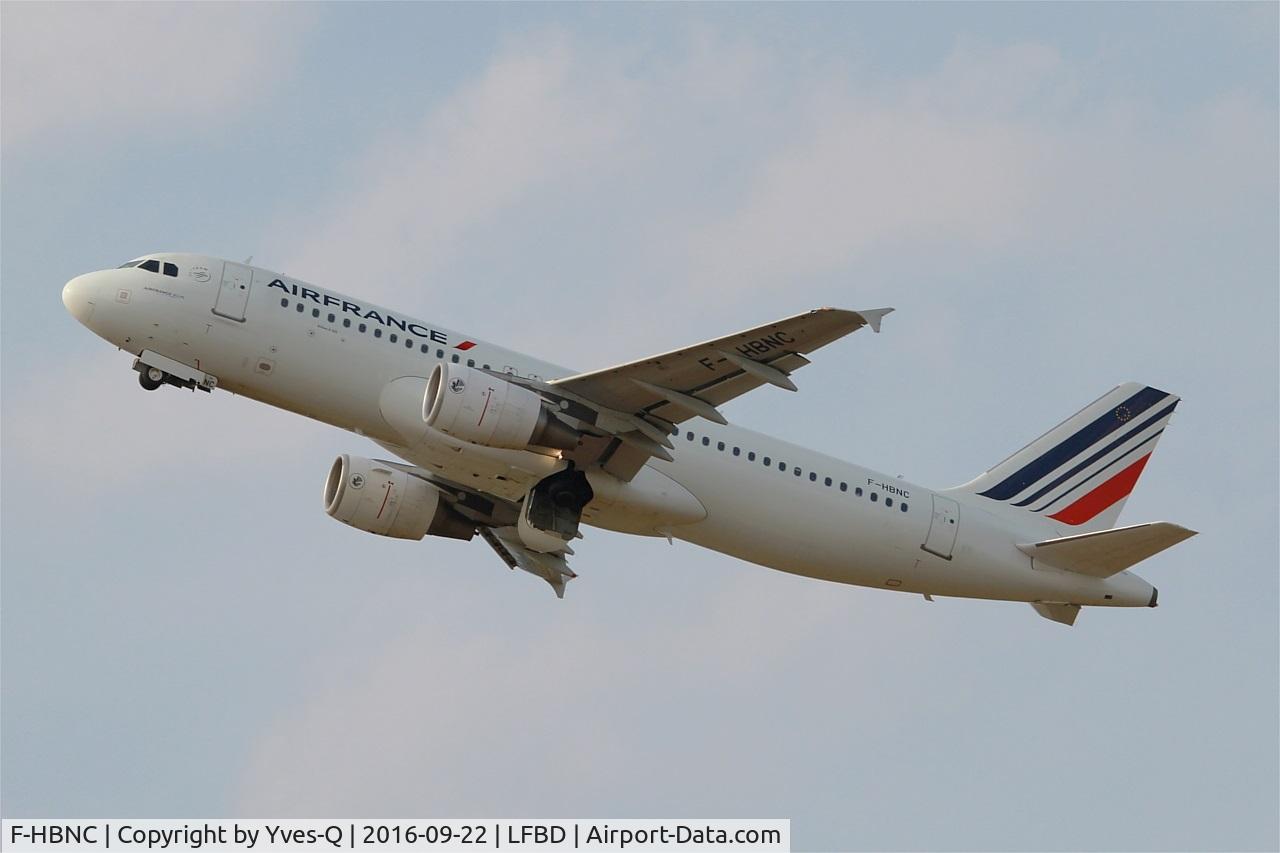 F-HBNC, 2010 Airbus A320-214 C/N 4601, Airbus A320-214, Take off rwy 23, Bordeaux Mérignac airport (LFBD-BOD)
