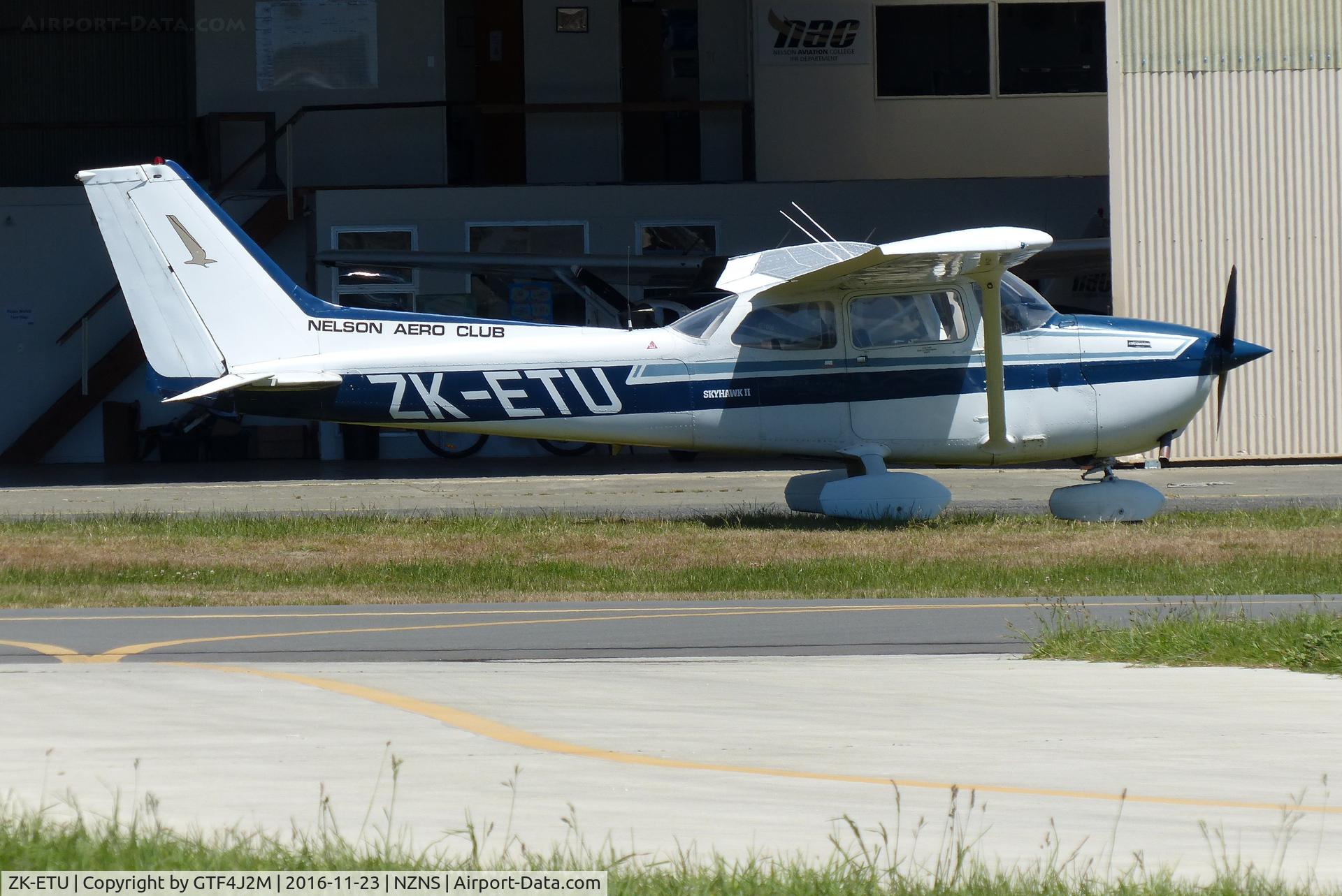 ZK-ETU, 1981 Cessna 172P C/N 17274929, ZK-ETU at Nelson 23.11.16