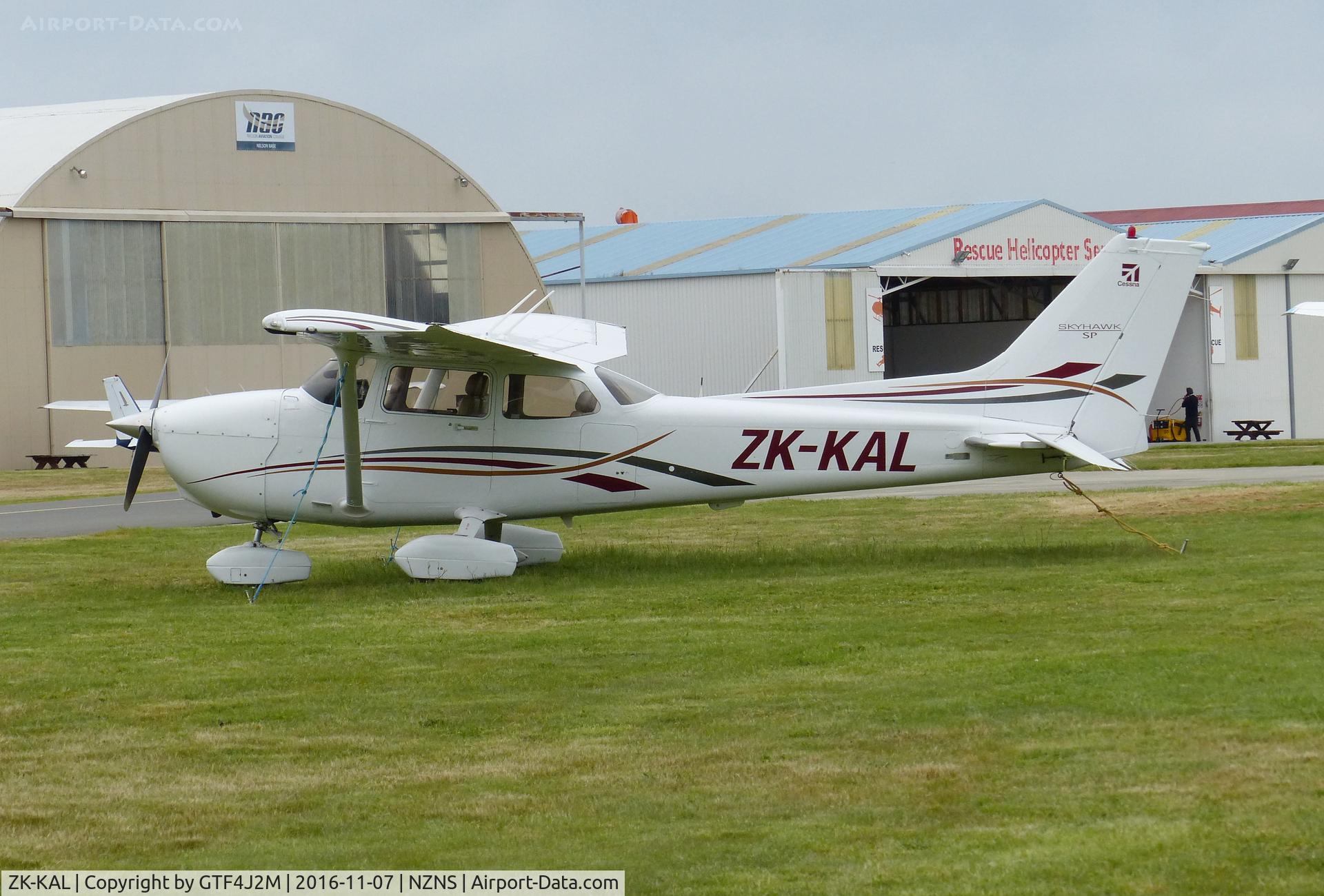 ZK-KAL, 2006 Cessna 172S C/N 172S10305, ZK-KAL at Nelson 7.11.16