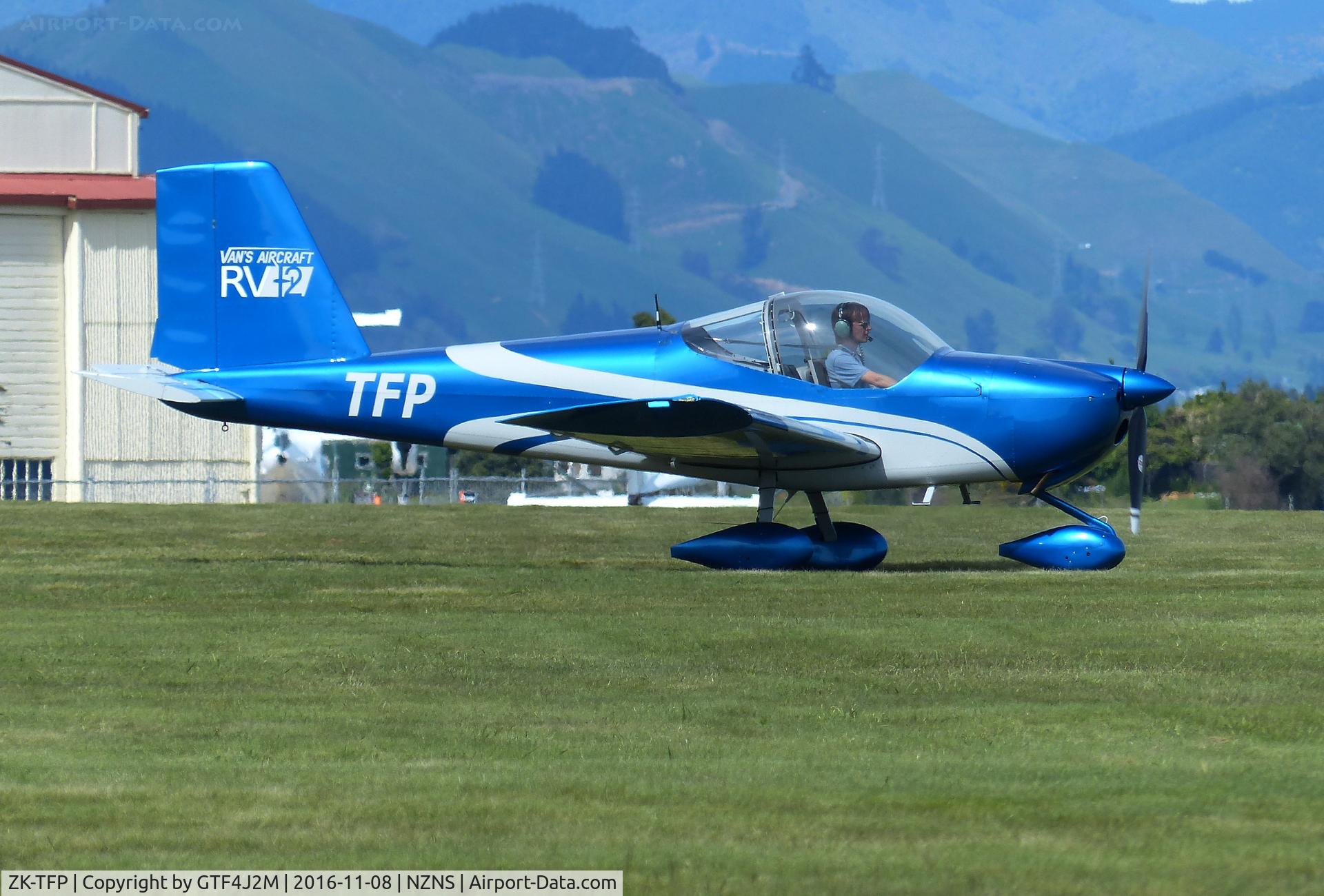 ZK-TFP, 2015 Vans RV-12 C/N 120594, ZK-TFP at Nelson 8.11.16