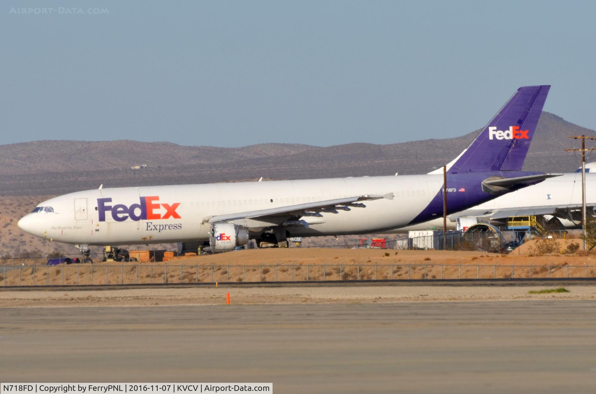 N718FD, 1987 Airbus A300B4-622 C/N 365, Fedex A306F in stored VCV