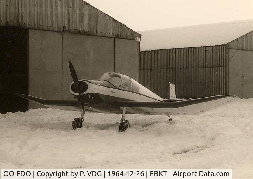 OO-FDO, 1964 Jodel D-120A Paris-Nice C/N 266, At Wevelgem in 1964.