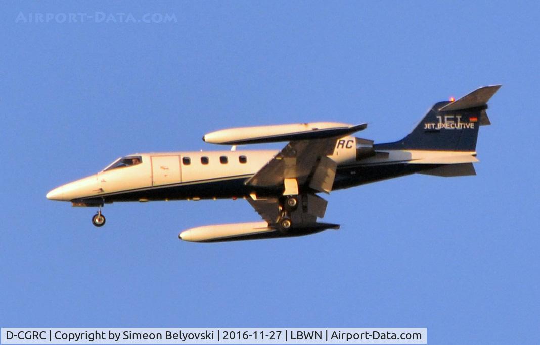 D-CGRC, 1979 Gates Learjet 35A C/N 35-223, Landing at Varna Airport