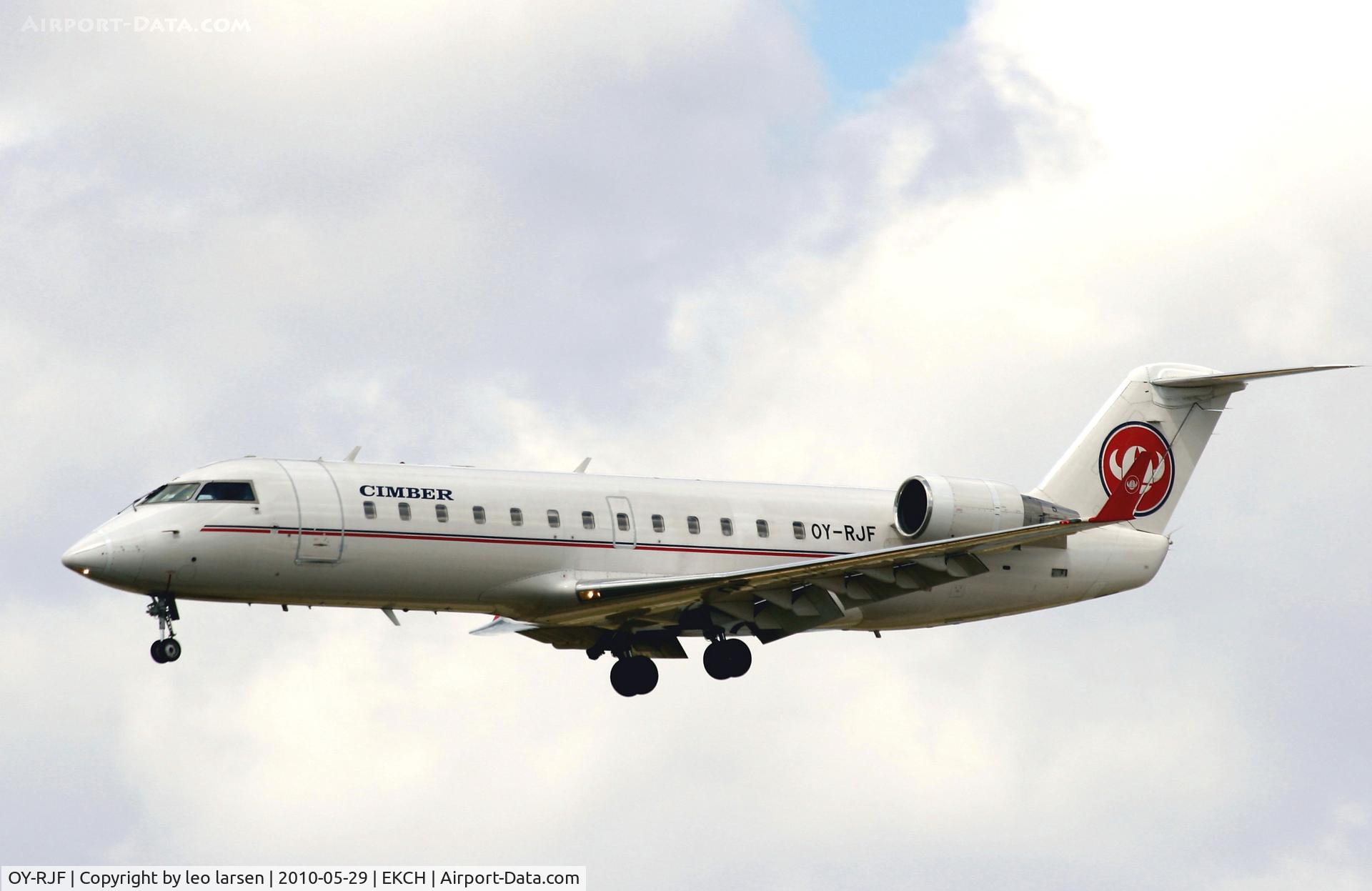 OY-RJF, 1993 Canadair CRJ-200LR (CL-600-2B19) C/N 7019, Copenhagen 29.5.10