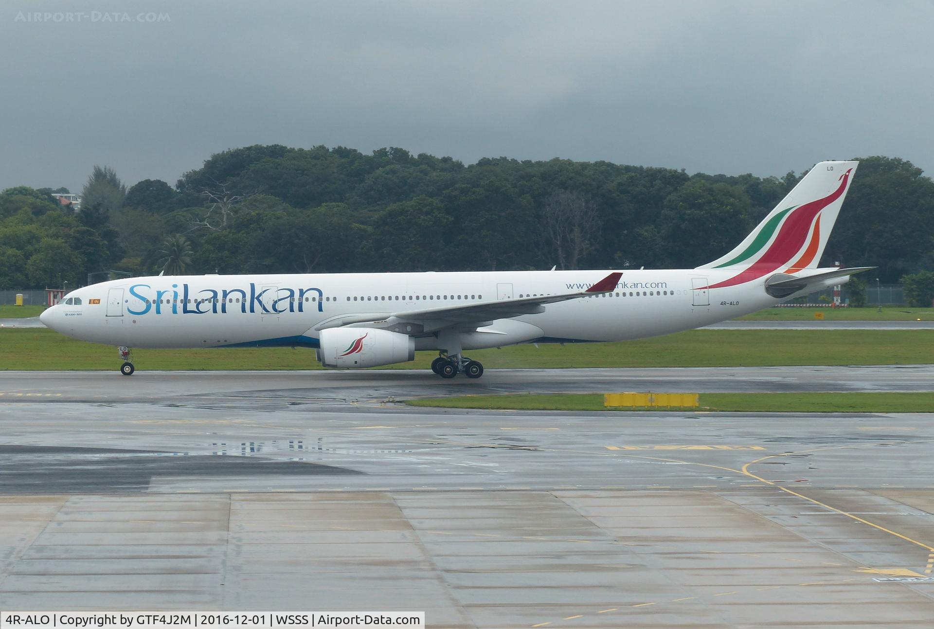 4R-ALO, 2015 Airbus A330-343 C/N 1650, 4R-ALO  SriLankan AL at Singapore /Changi 1.12.16