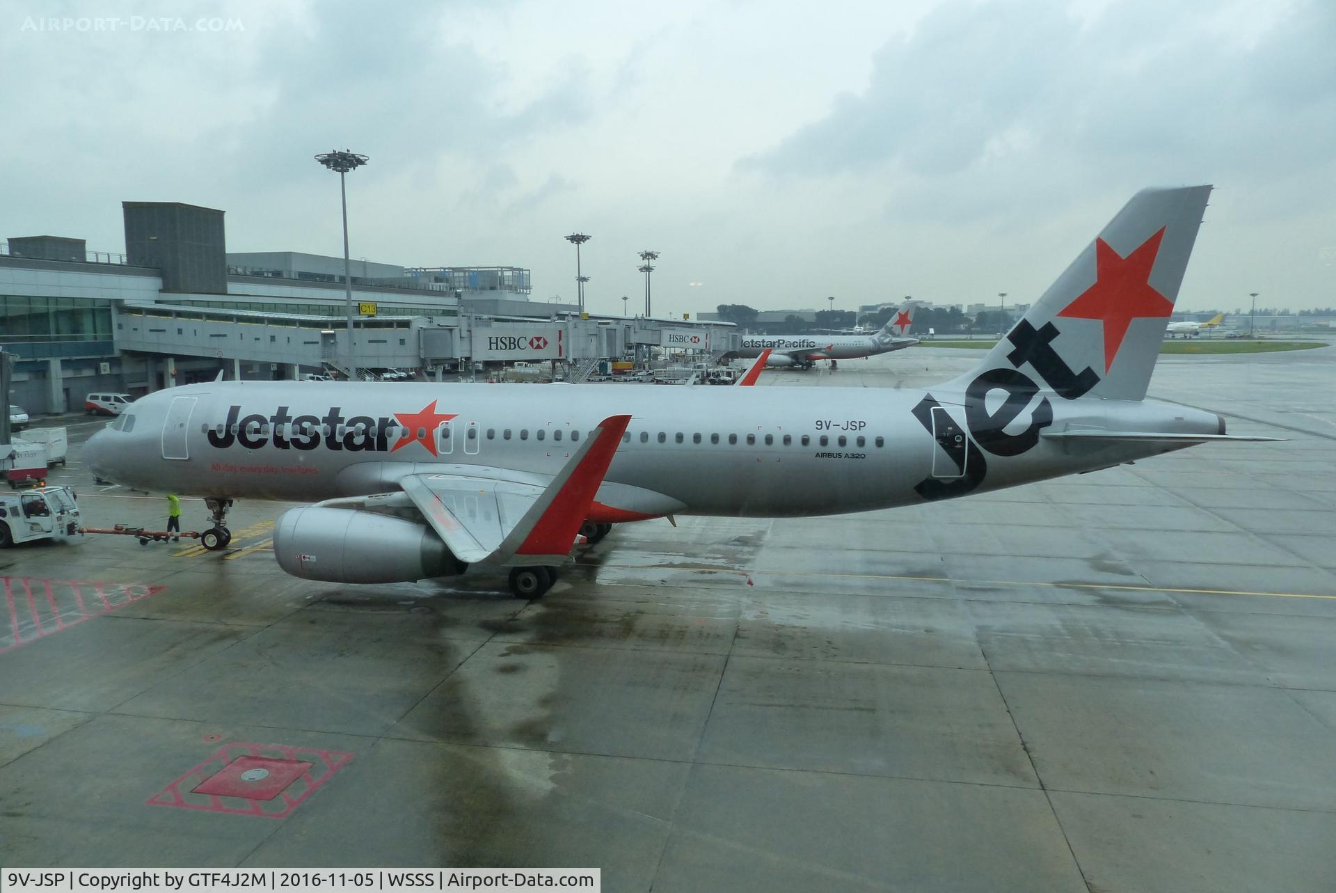 9V-JSP, 2012 Airbus A320-232 C/N 5323, 9V-JSP  Jetstar Asia at Singapore /Changi 5.11.16