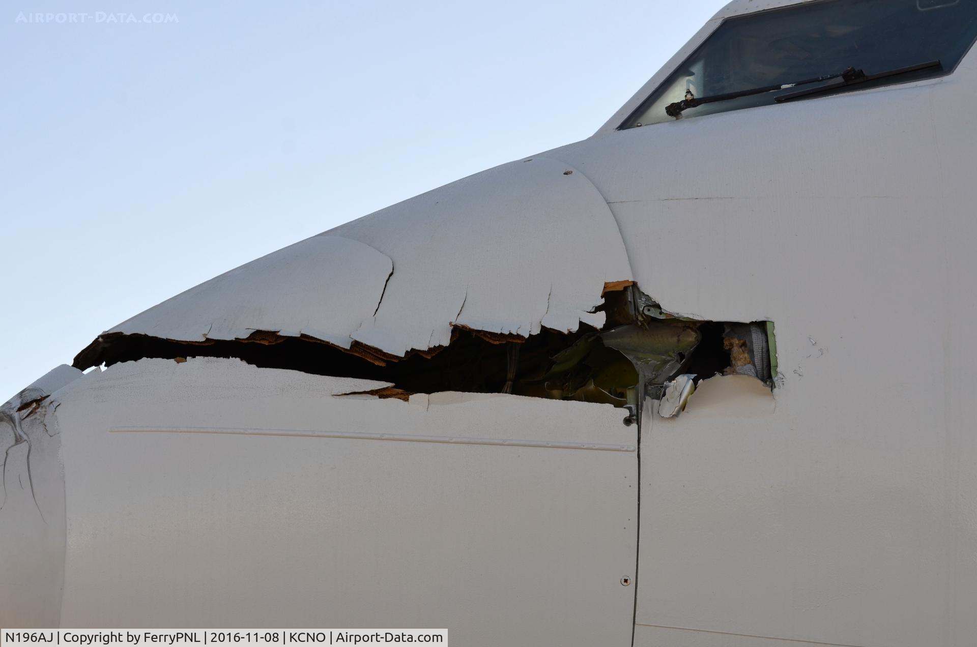 N196AJ, 1973 Boeing 727-227 C/N 20838, Oops !!!