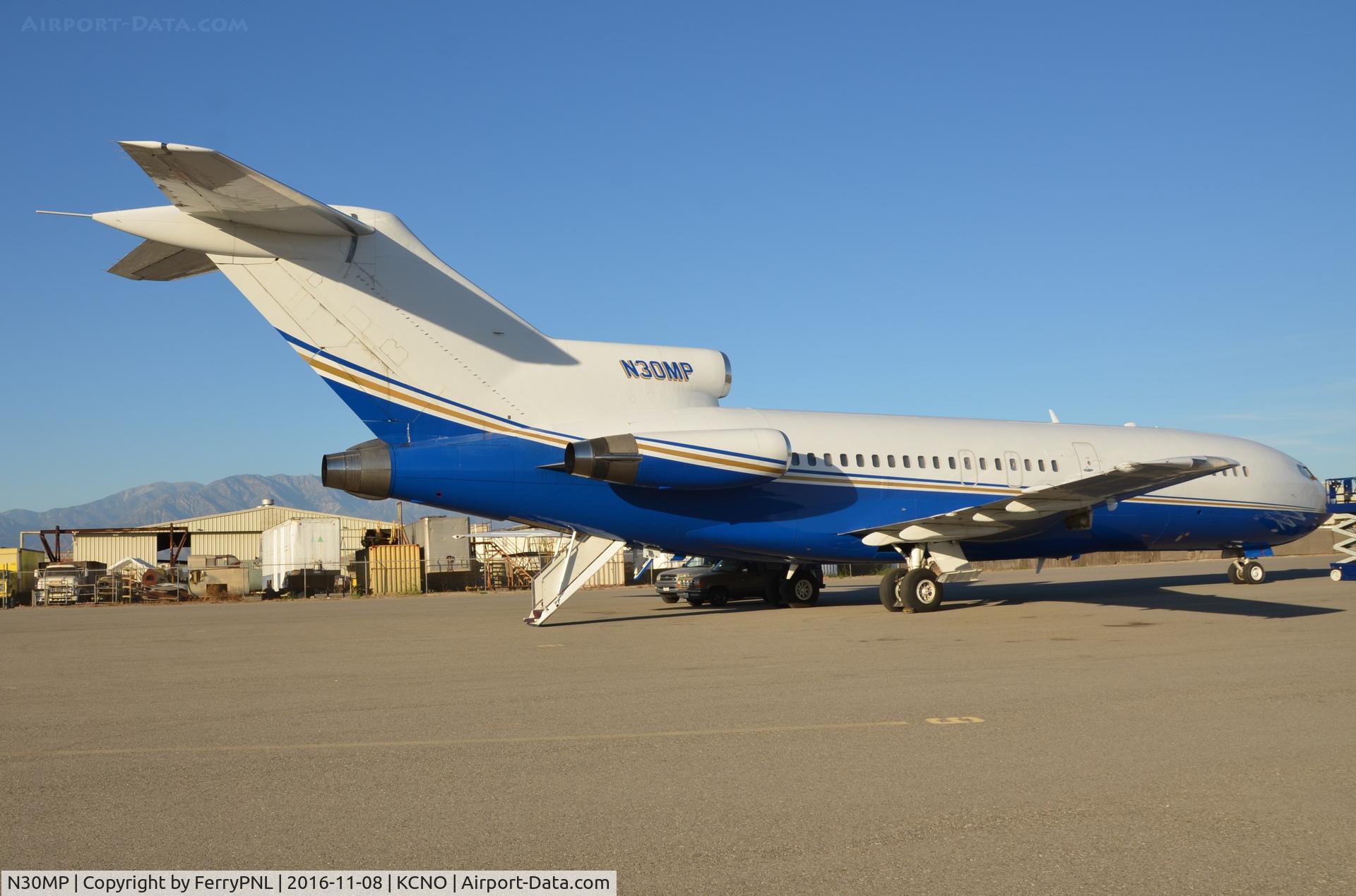 N30MP, 1966 Boeing 727-21 C/N 18998, MP Aviation B727-21 on the ramp in Chino, CA.