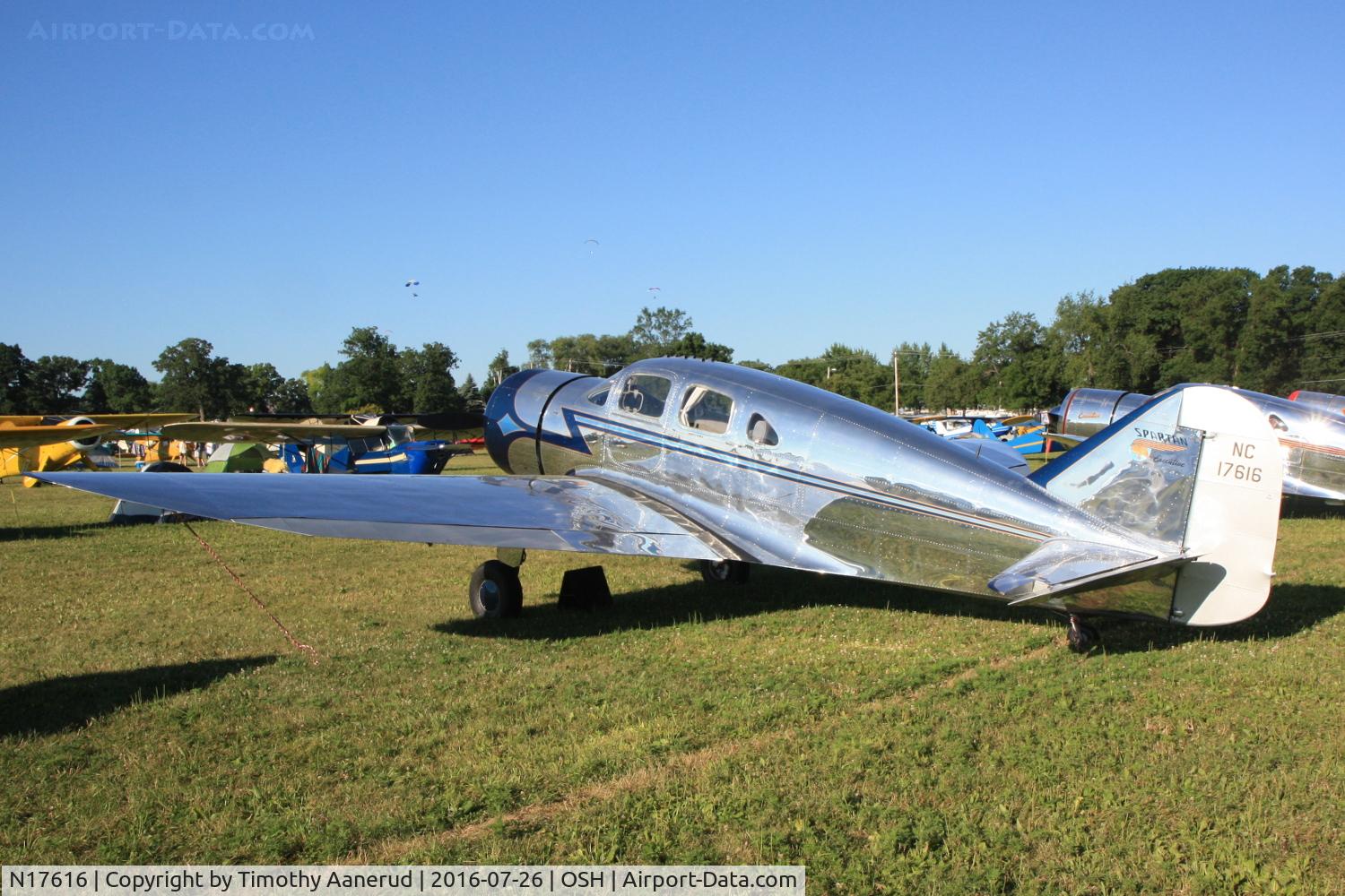 N17616, 1938 Spartan 7W Executive C/N 15, 1938 Spartan 7W, c/n: 15