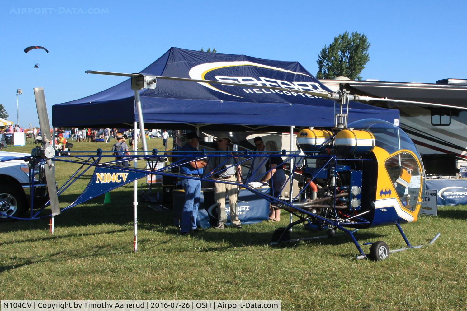 N104CV, 2016 Canadian Home Rotors Safari 400 C/N CH1503, 2016 SAFARI 400, c/n: CH1503