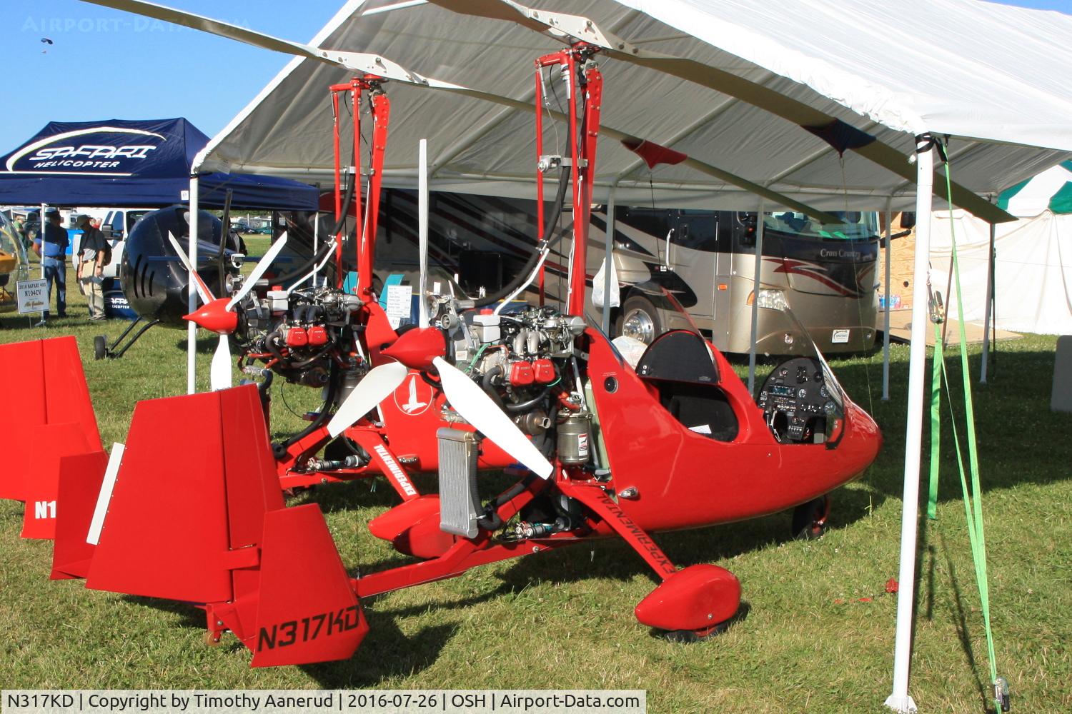 N317KD, 2016 Magni Gyro M-16 C/N 16-16-9634, 2016 Magni Gyro Srl M-16, c/n: 16169634