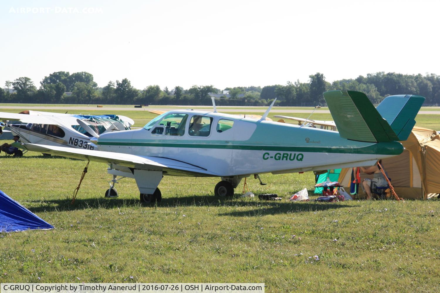 C-GRUQ, 1958 Beech J35 Bonanza C/N D-5615, 1958 Beech J35, c/n: D 5615