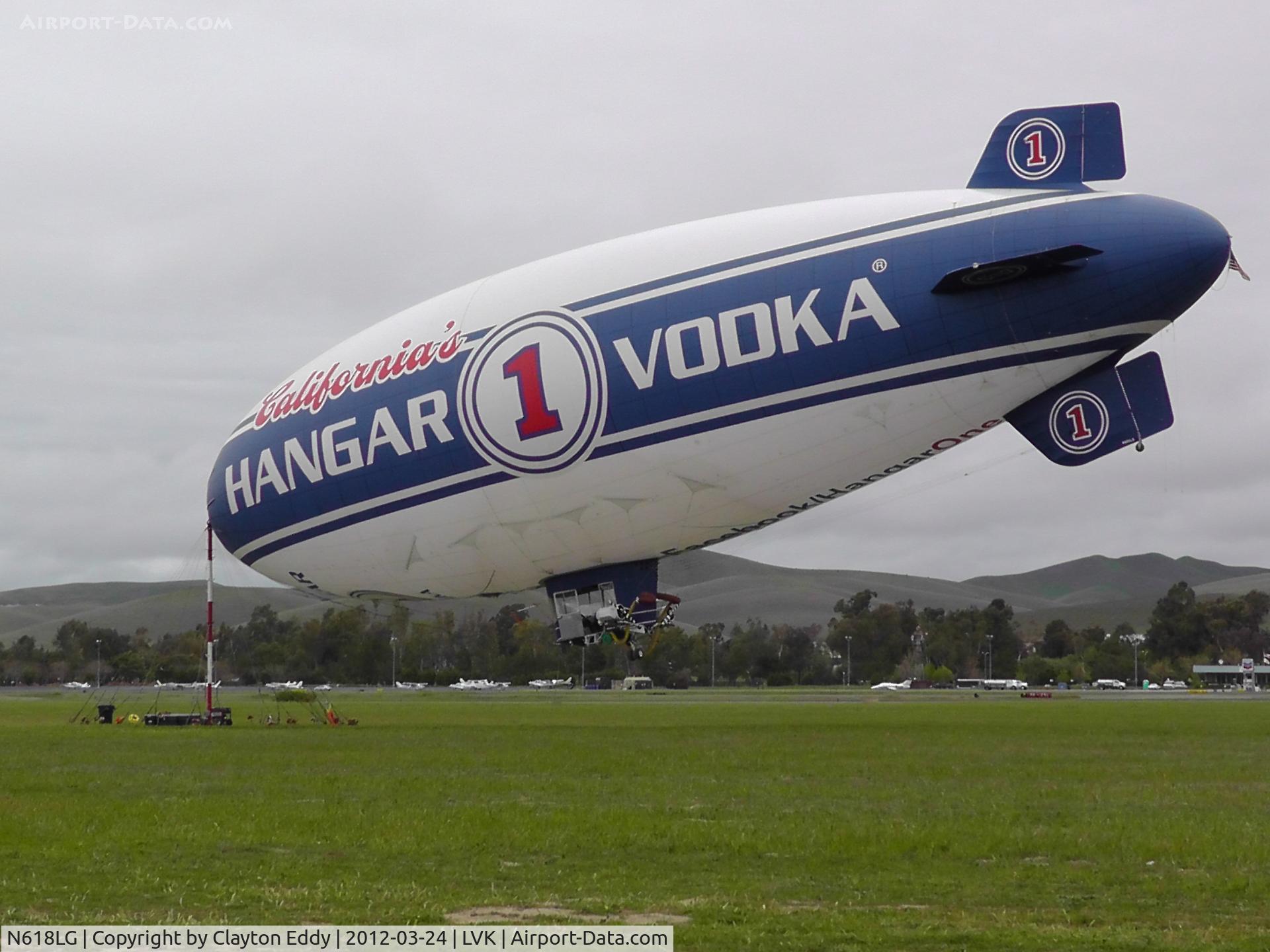 N618LG, 2000 American Blimp Corp A-60+ C/N 018, Livermore Airport 2012