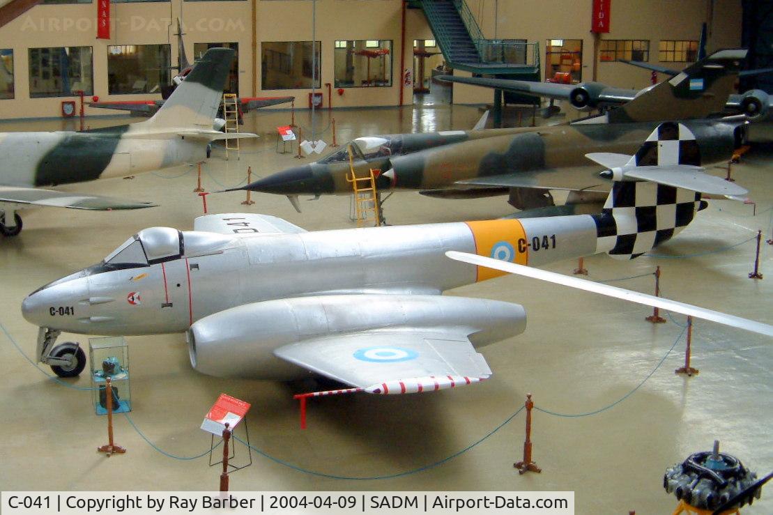 C-041, Gloster Meteor F.4 C/N G5/141, Gloster Meteor F.4 [EE586] (Museo Nacional de Aeronautica (Argentina)) Buenos Aires-Moron~LV 09/04/2004