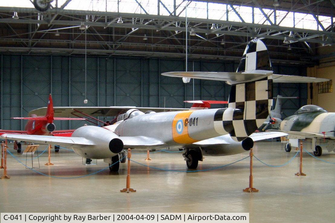 C-041, Gloster Meteor F.4 C/N G5/141, Gloster Meteor F.4 [EE586] (Museo Nacional de Aeronautica (Argentina)) Buenos Aires-Moron~LV 09/04/2004