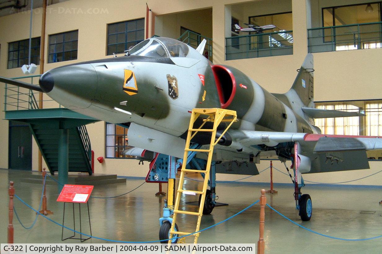 C-322, Douglas A-4Q Skyhawk C/N 12839, Douglas A-4C Skyhawk [12839] (Museo Nacional de Aeronautica (Argentina)) Buenos Aires-Moron~LV 09/04/2004