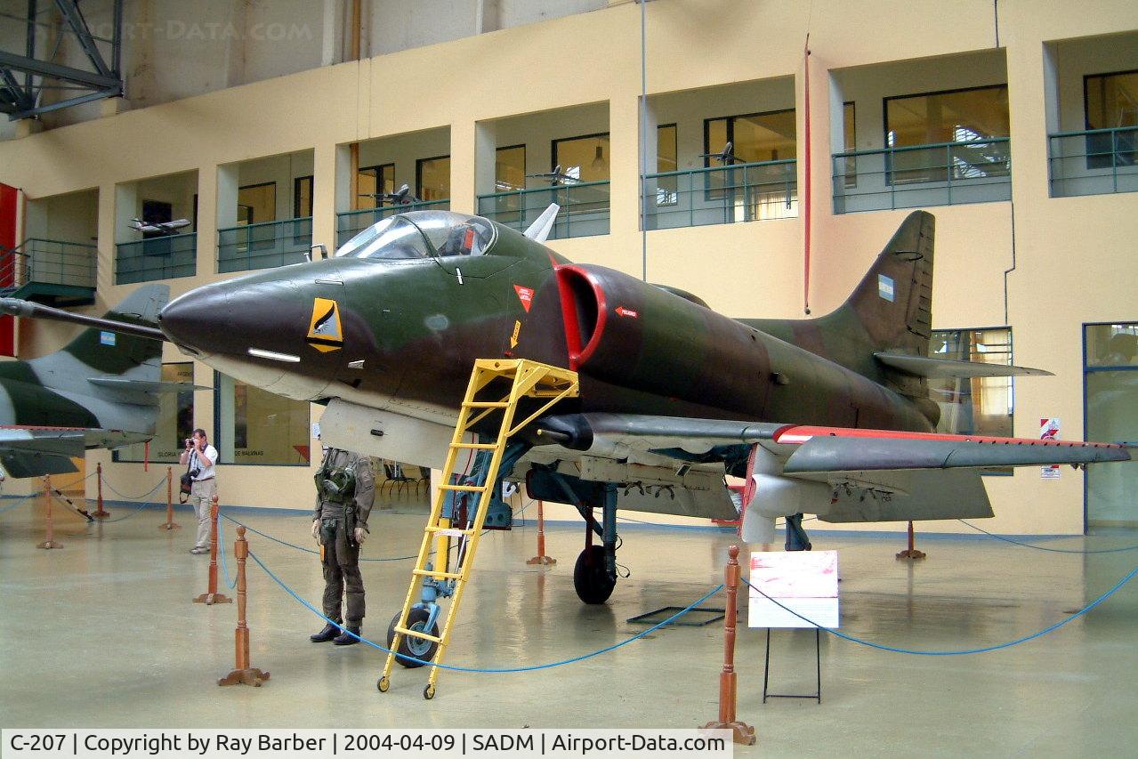 C-207, Douglas A-4P Skyhawk C/N 11750, Douglas A-4P Skyhawk [11750] (Museo Nacional de Aeronautica (Argentina)) Buenos Aires-Moron~LV 09/04/2004