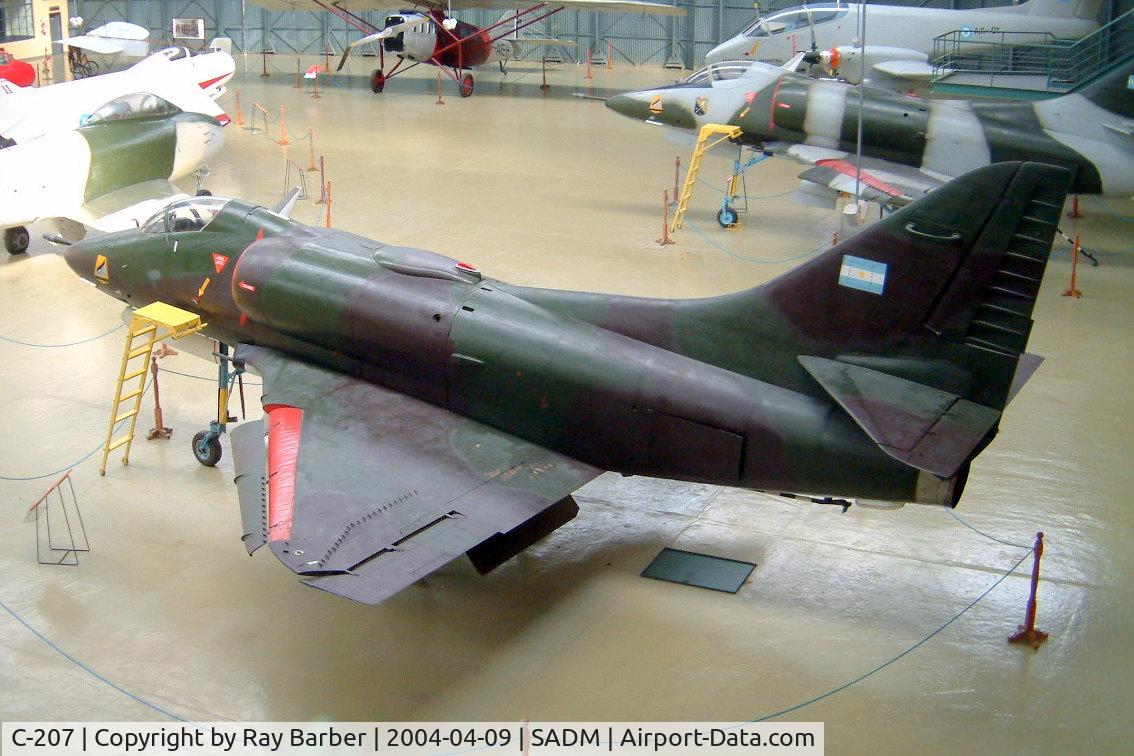 C-207, Douglas A-4P Skyhawk C/N 11750, Douglas A-4P Skyhawk [11750] (Museo Nacional de Aeronautica (Argentina)) Buenos Aires-Moron~LV 09/04/2004