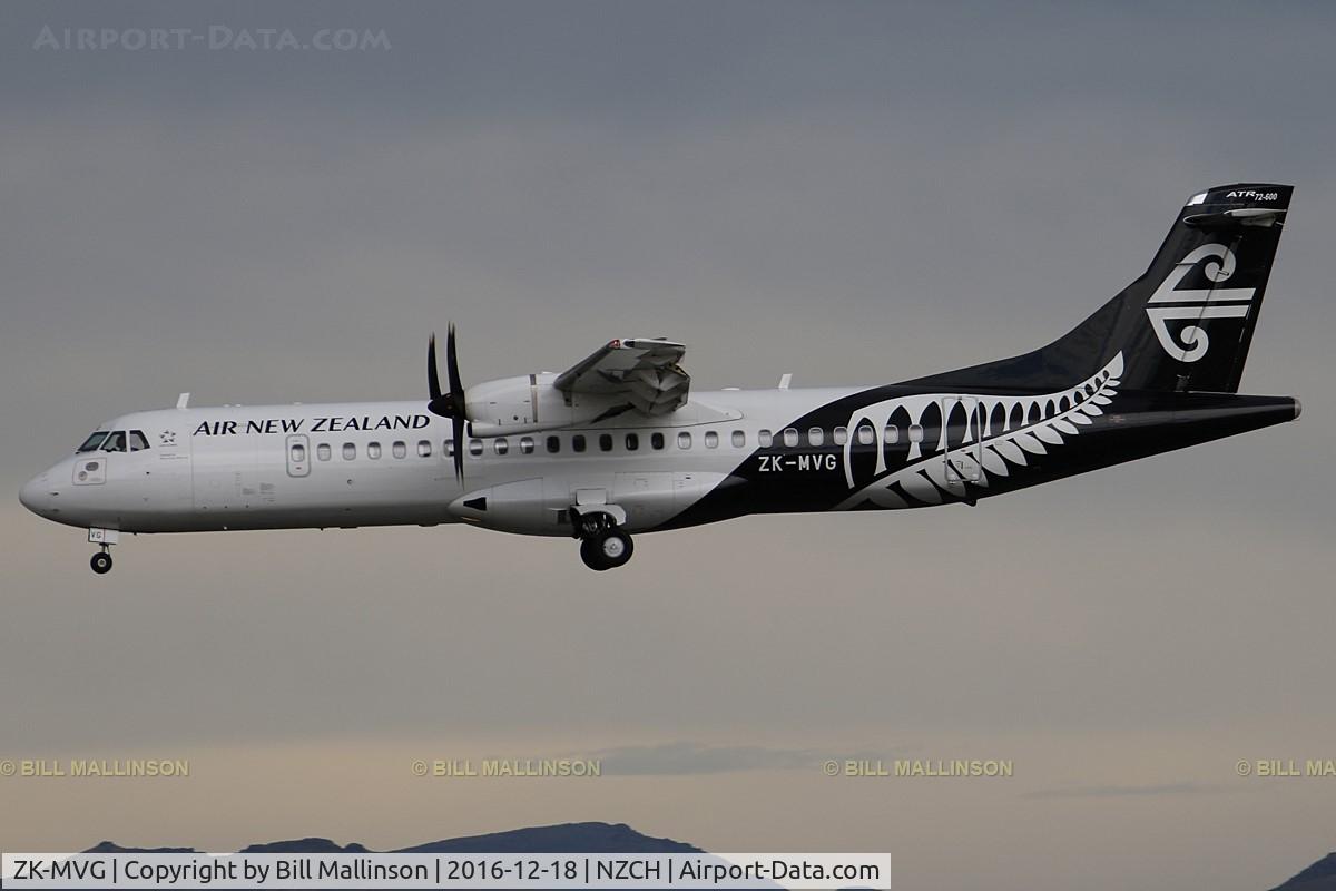 ZK-MVG, 2015 ATR 72-600 C/N 1264, NZ5307 from HLZ