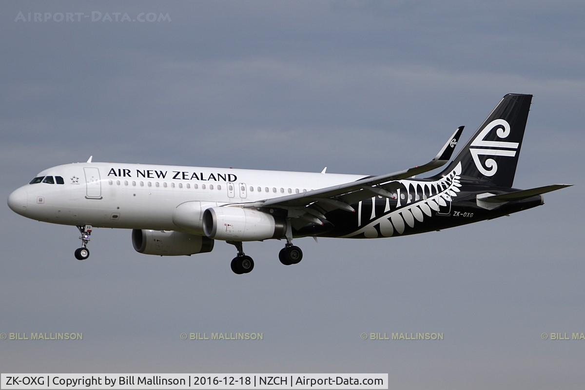 ZK-OXG, 2015 Airbus A320-232 C/N 6460, NZ535 from AKL