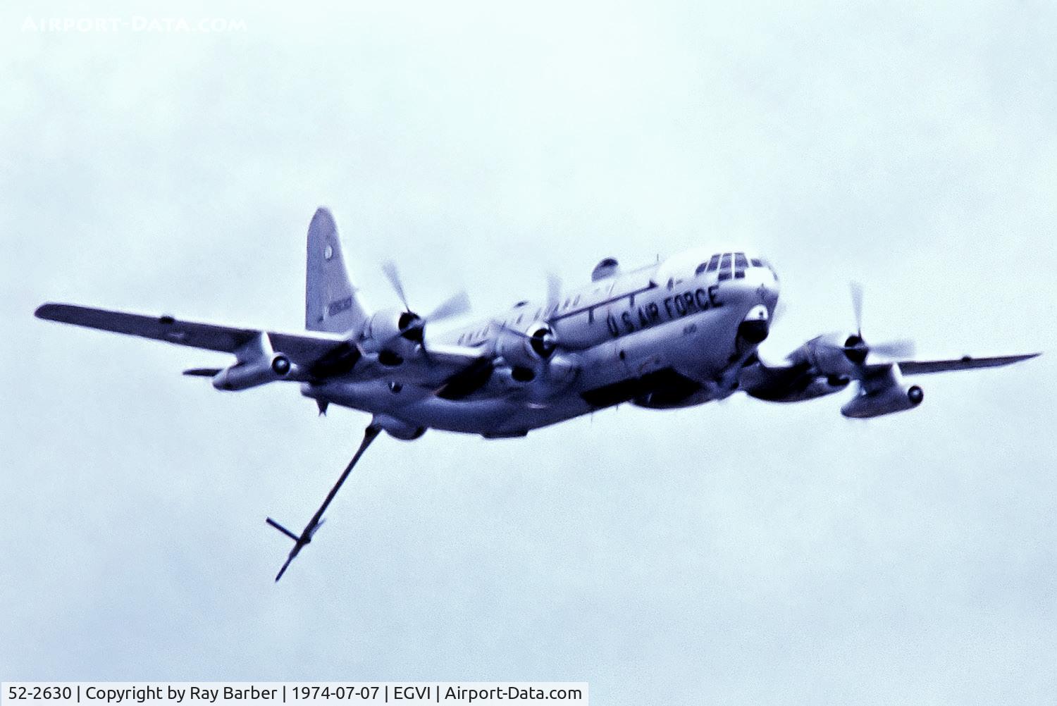 52-2630, 1952 Boeing KC-97L Stratofreighter C/N 16661, Boeing KC-97L Stratofreighter [16661] (United States Air Force) RAF Greenham Common~G 07/07/1974. From a slide.