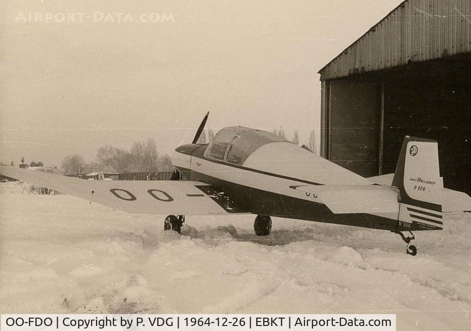 OO-FDO, 1964 Jodel D-120A Paris-Nice C/N 266, At Wevelgem in the snow.