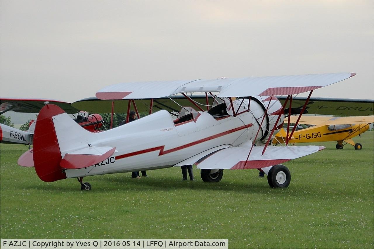 F-AZJC, Waco UPF7 C/N 5495, Waco UPF7, Static park, La Ferté-Alais airfield (LFFQ) Air show 2016