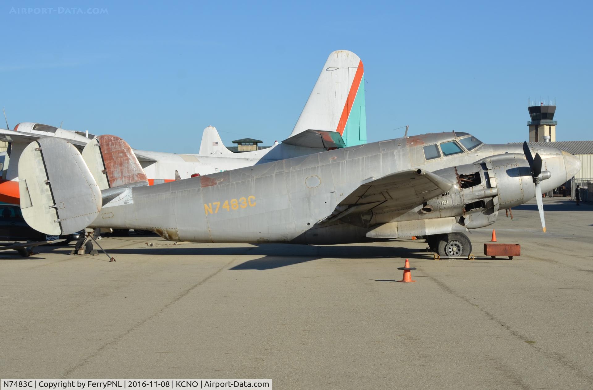 N7483C, 1964 Lockheed PV-2 Harpoon C/N 15-1168, Waiting for a restoration.