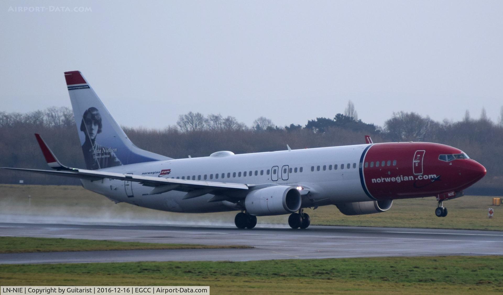 LN-NIE, 2012 Boeing 737-8JP C/N 39435, At Manchester