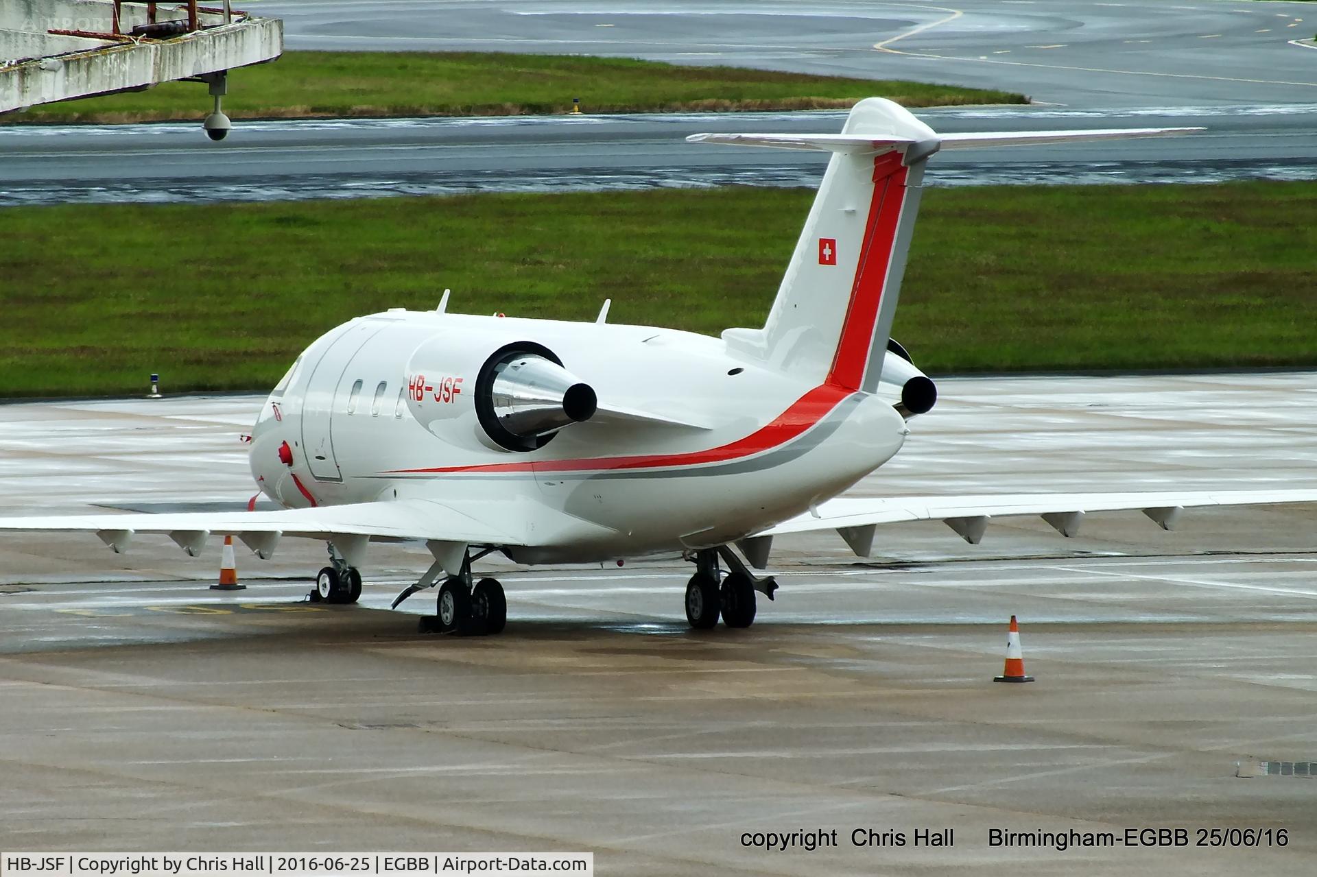 HB-JSF, 2016 Bombardier Challenger 650 (CL-600-2B16) C/N 6073, Bosch GmbH