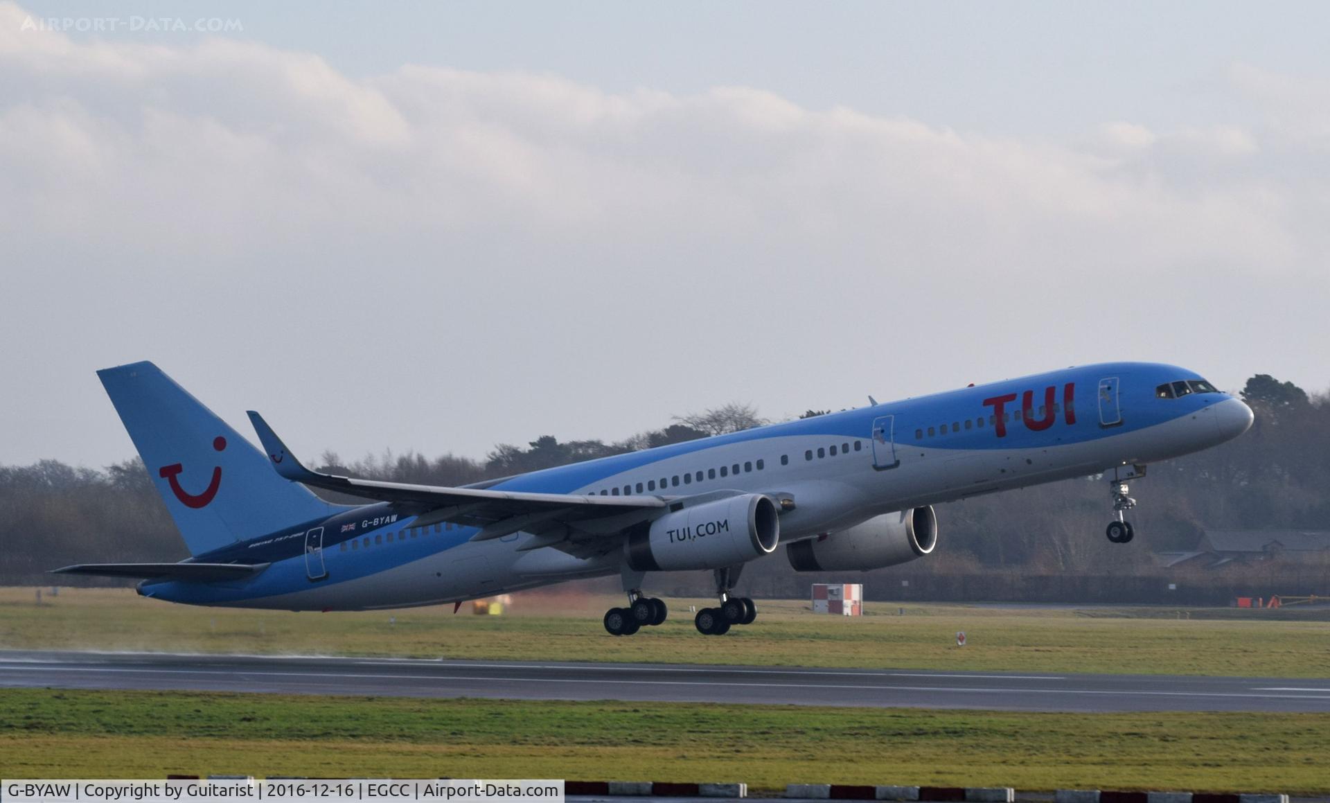G-BYAW, 1995 Boeing 757-204 C/N 27234, At Manchester
