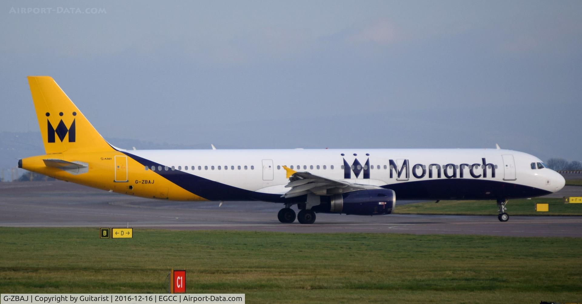 G-ZBAJ, 2005 Airbus A321-231 C/N 2610, At Manchester