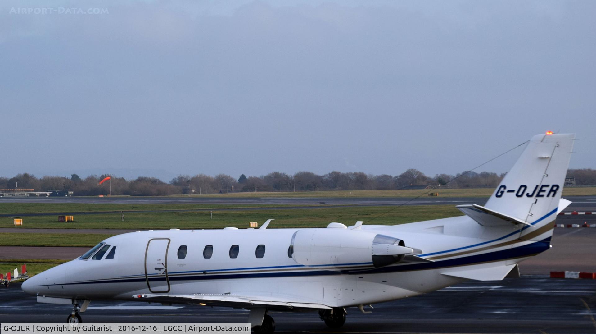 G-OJER, 2013 Cessna 560XL Citation XLS+ C/N 560-6148, At Manchester